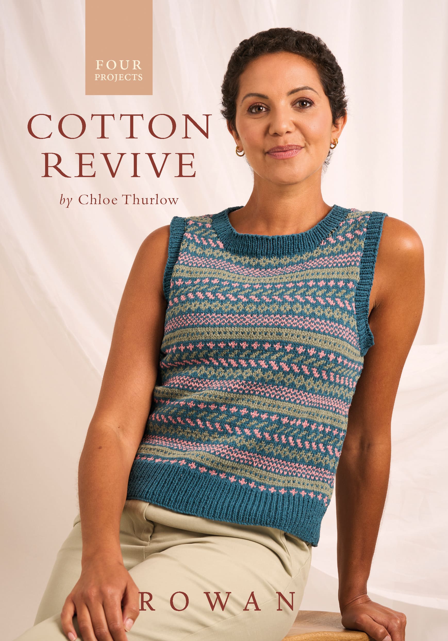 Rowan Cotton Revive 4 Projects Scarf Knitting Pattern
