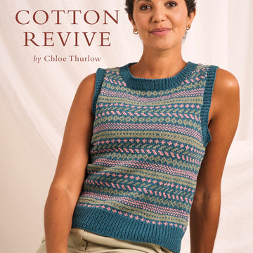 Rowan Cotton Revive 4 Projects Scarf Knitting Pattern