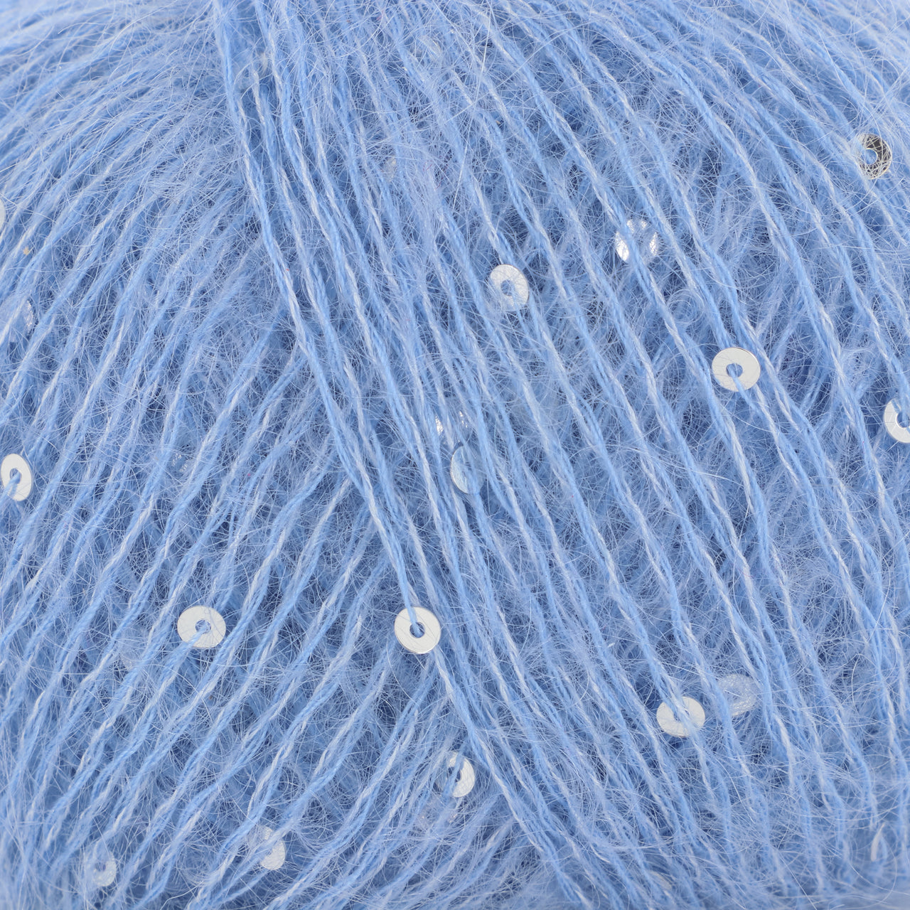 Sesia Bluebell Yarn - Mohair with Silk and Sequins Novelty