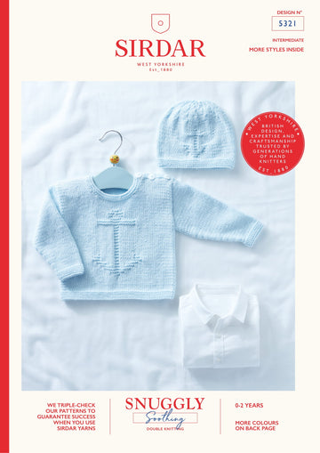 Sirdar Pullover and Hat Knitting Pattern