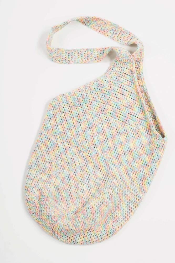 Crochet Tote in Plymouth Yarn Fantasy Naturale - F211 - PDF