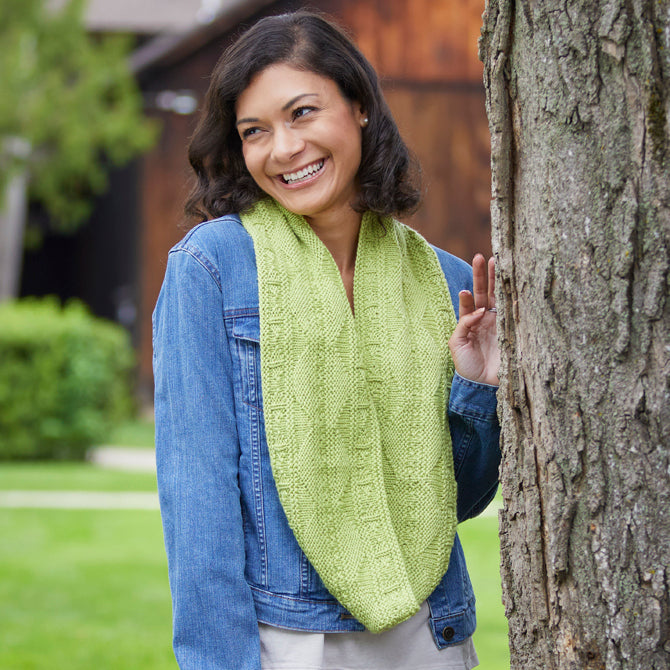 Valley Yarns Hudson Cowl Knitting Pattern