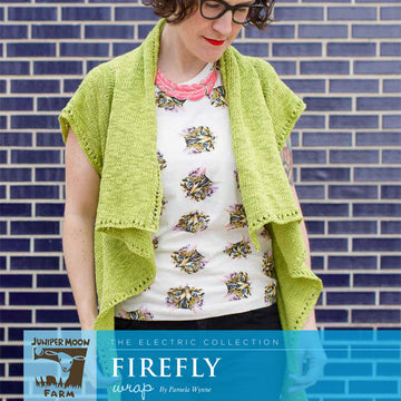 Juniper Moon Farm Firefly Wrap Knitting Pattern