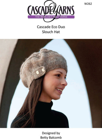 Slouch Hat in Cascade Eco Duo - W262 - Free PDF