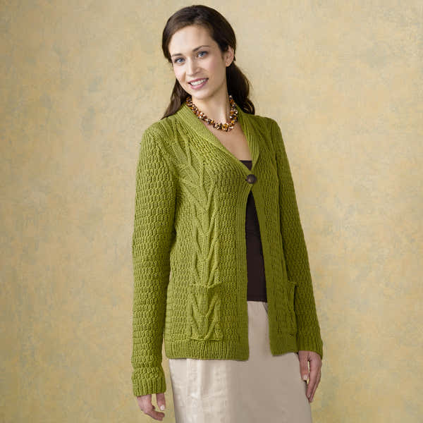 Valley Yarns Castle Cardigan Knitting Pattern