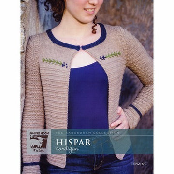 Juniper Moon Farm Hispar Cardigan Knitting Pattern