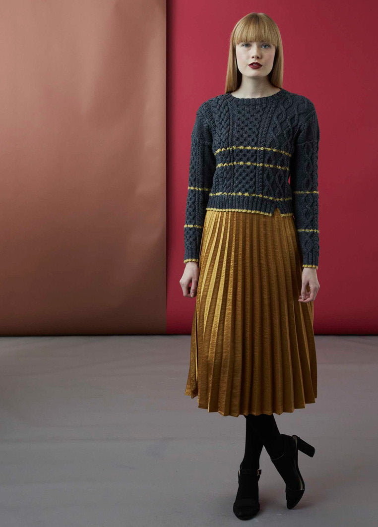 Debbie Bliss Grete Sweater Knitting Pattern