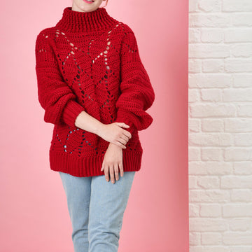 Leaf Stitch jumper