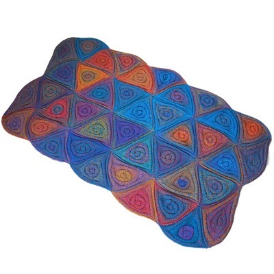 Jojoland Vortex Blanket Knitting Pattern
