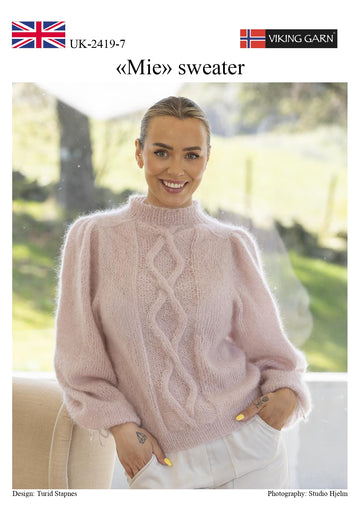 Mie Sweater in Viking of Norway Kid Silk PDF