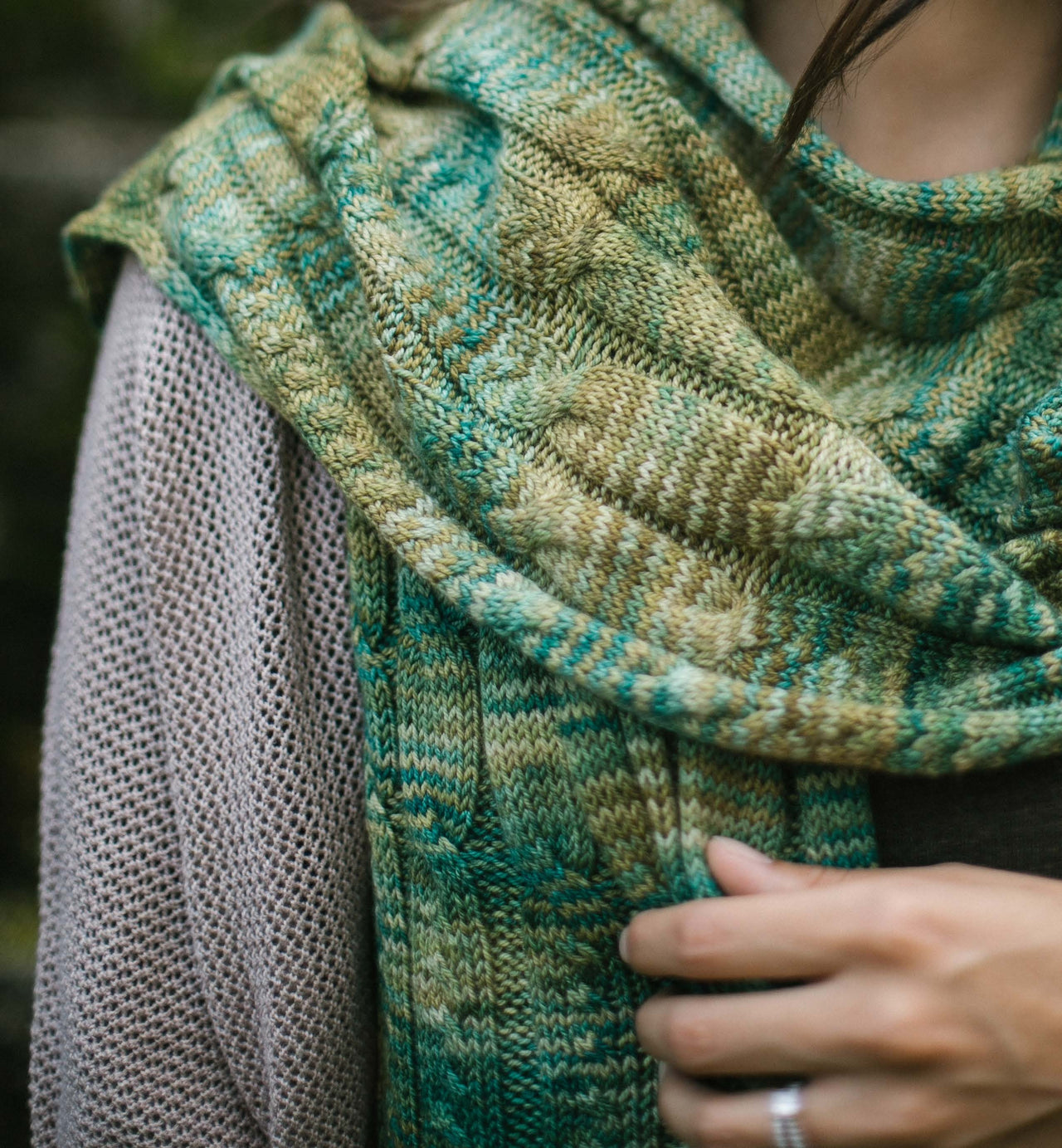 Giro Scarf in Malabrigo Sock - PDF