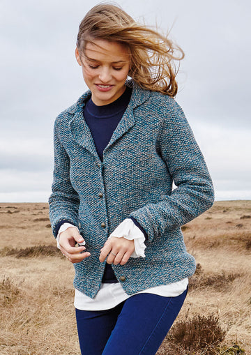 Braden Cardigan in Rowan Valley Tweed - ZB221-00001-UK - PDF