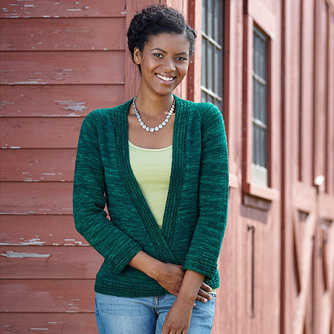Valley Yarns 40th Anniversary Windchill Cardigan Knitting Pattern