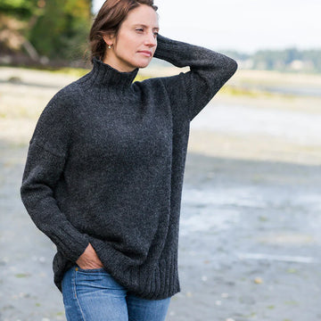 Churchmouse Studio Better-Than-Basic Pullover in Rowan Kid Classic/Berroco Ultra Alpaca