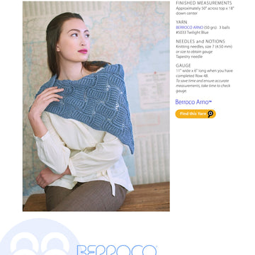 Berroco Beatriz Wrap Knitting Pattern