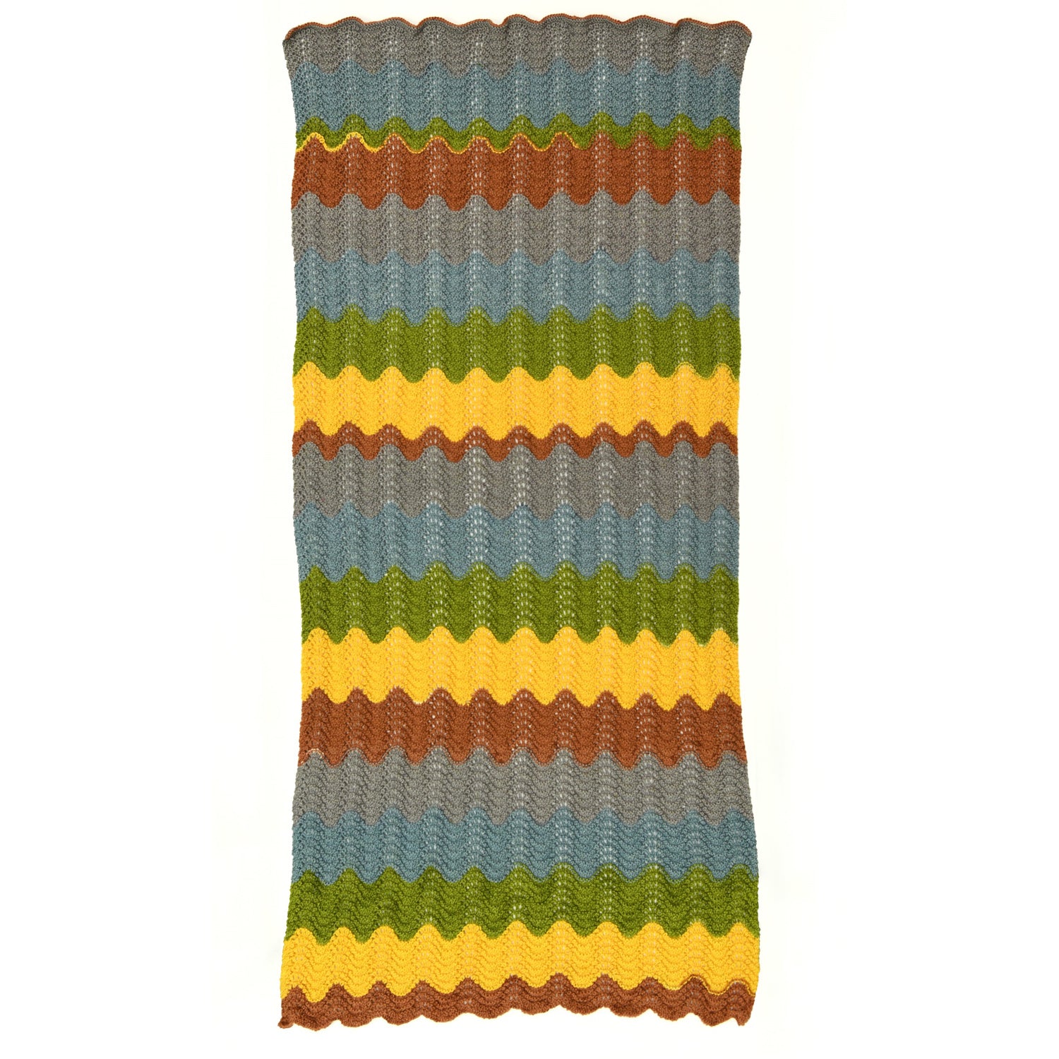 Cascade Yarns Whirligig Ripples Blanket Knitting Pattern
