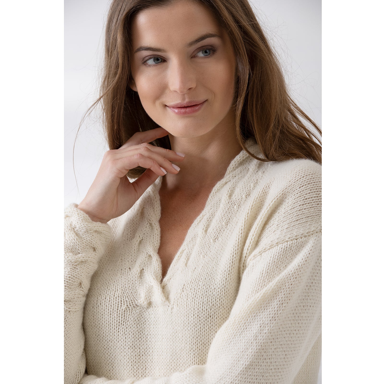 Violet Pullover Jumper Knitting Pattern