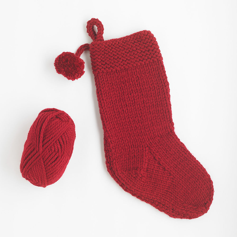 Paintbox Yarns Essential Christmas Stocking Knitting Pattern