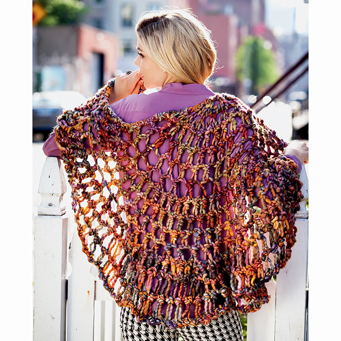 Malabrigo Coney Island Wrap Crochet Pattern