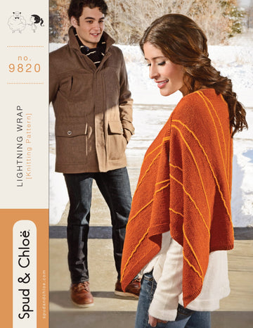 Spud & Chloe by Blue Sky Fibers Lightning Wrap Knitting