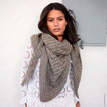 Lana Grossa Shawl Wrap Knitting Pattern