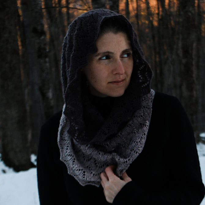 Wonderland Yarns Longma's Cowl Knitting Pattern