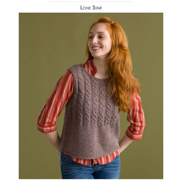 Classic Elite Yarns Lone Star Vest Knitting Pattern