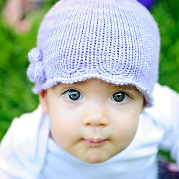 Rosy Scalloped Hat