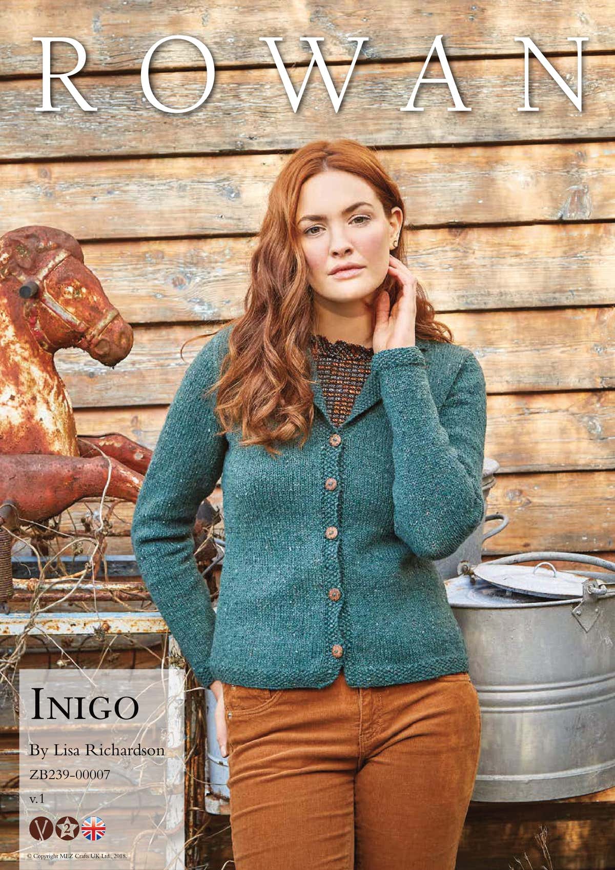 Rowan Inigo Cardigan Knitting Pattern