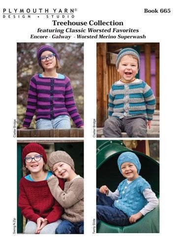 Plymouth Yarn 0665 Treehouse Collection Knitting Pattern