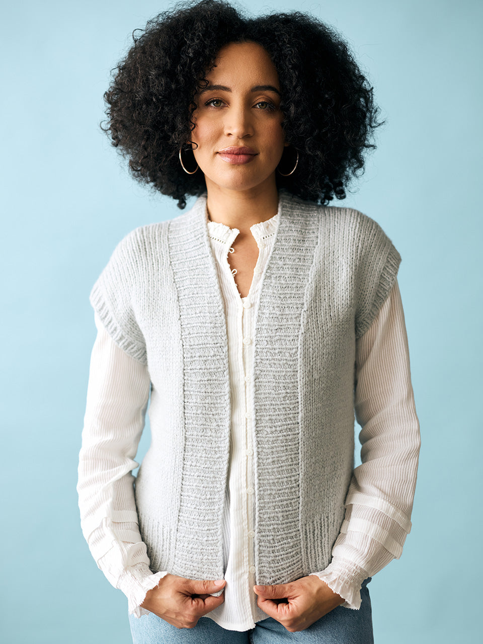 Nissi Vest in Berroco Nuvola