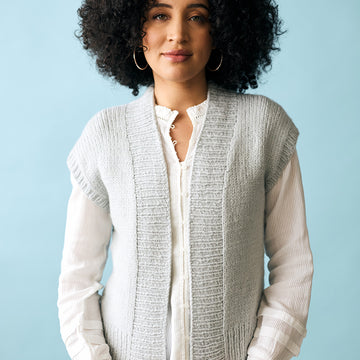 Nissi Vest in Berroco Nuvola
