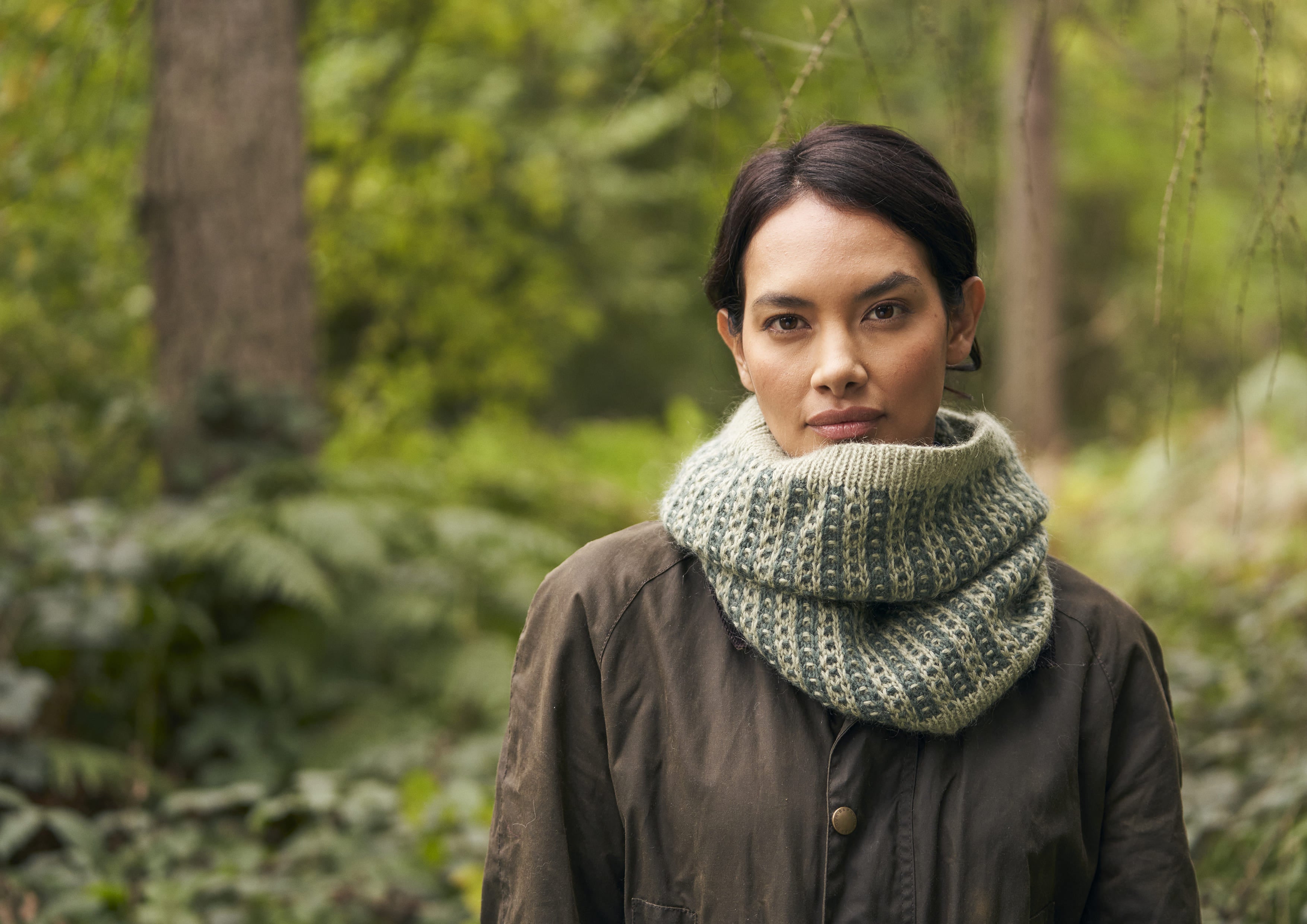 Column Cowl Knitting Pattern
