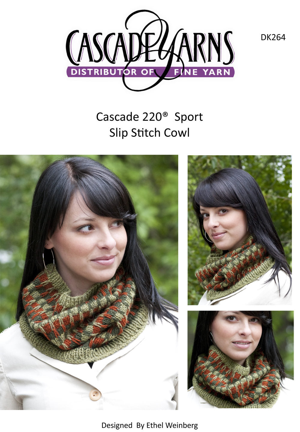 Slip Stitch Cowl Knitting Pattern
