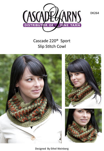 Slip Stitch Cowl Knitting Pattern