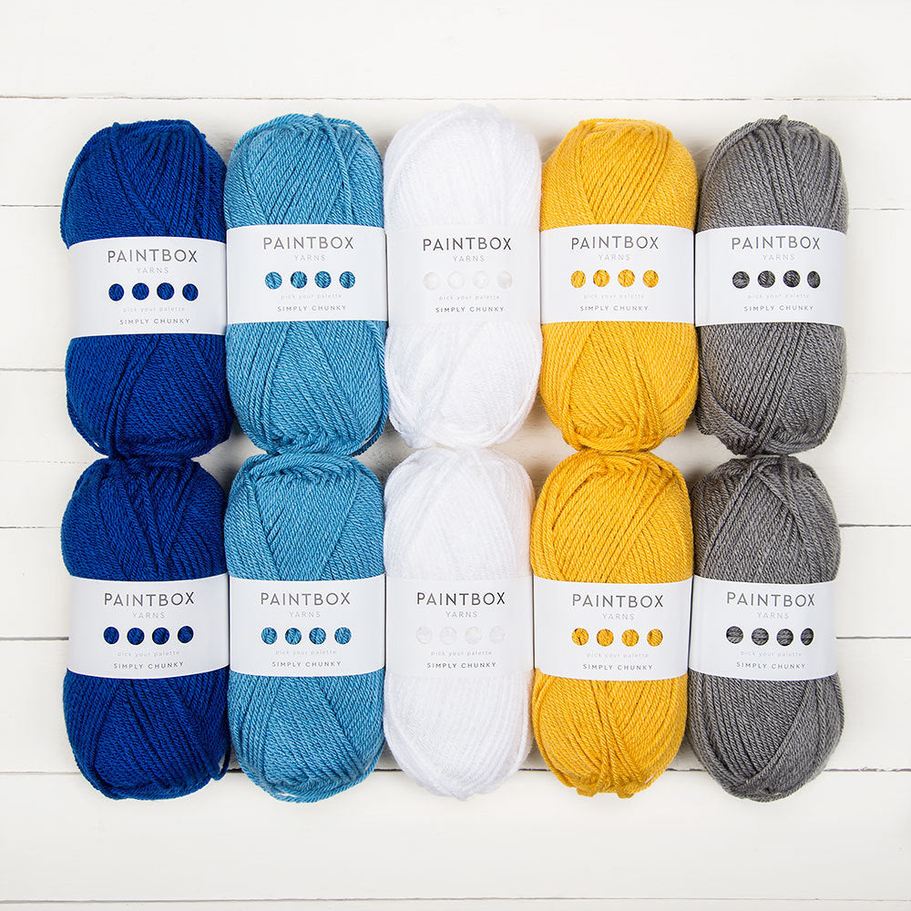 Paintbox Yarns Simply Chunky 10 Ball Color Packs Yarn - Acrylic Chunky