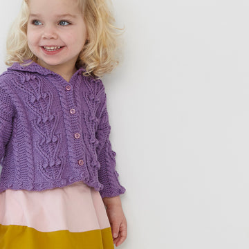 Debbie Bliss Bobble Cable Cardigan Knitting Pattern
