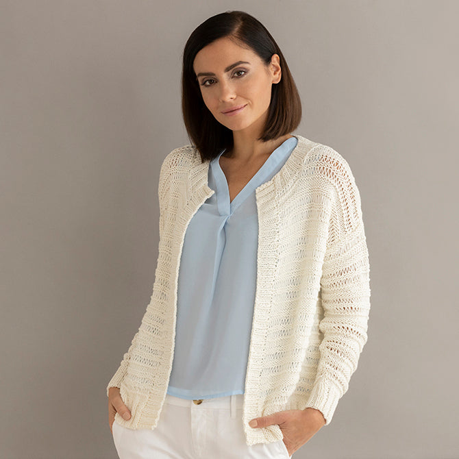 String Patti Cardigan Knitting Pattern