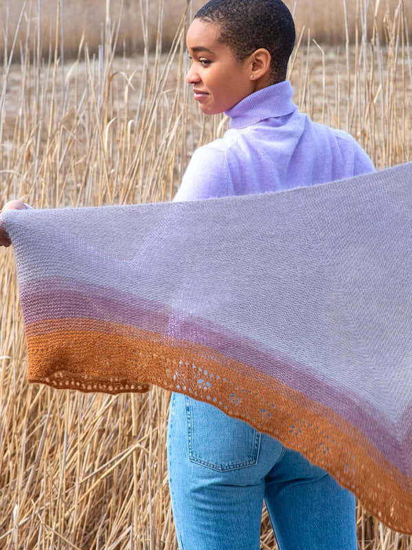 Kiania Shawl Wrap Knitting Pattern