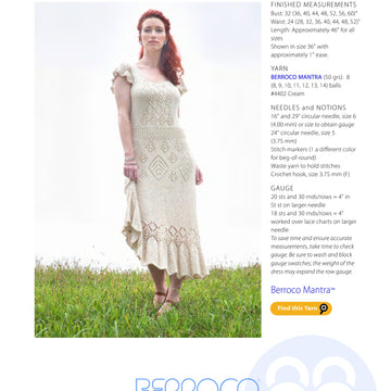 Berroco Esla Dress Knitting Pattern