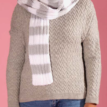 Paintbox Yarns Frosty Chunky Scarf Knitting Pattern
