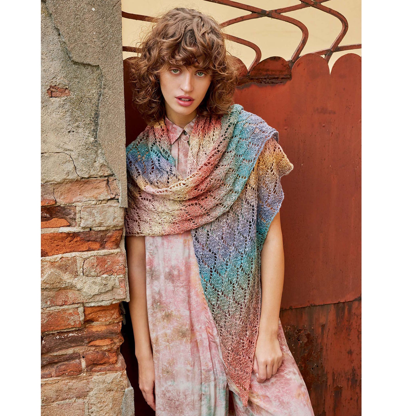 Lang PTO57-01 Triangular Shawl Wrap Knitting Pattern