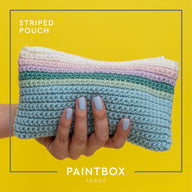 Paintbox Yarns Striped Pouch Crochet Pattern