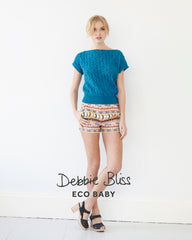 Debbie Bliss Lace Knot Top Knitting Pattern