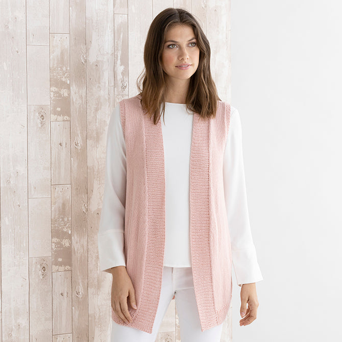 String Sandra Vest Waistcoat Knitting Pattern