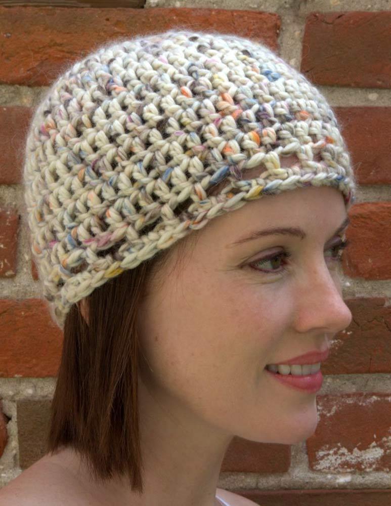 Crochet Hat in Plymouth Yarn Baby Alpaca Grande Hand Dye - F600 - PDF