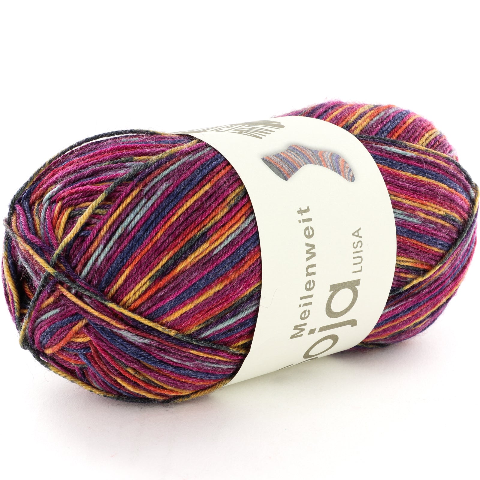 Lana Grossa Meilenweit 100 Soja Luisa Yarn - Merino Wool 4 Ply
