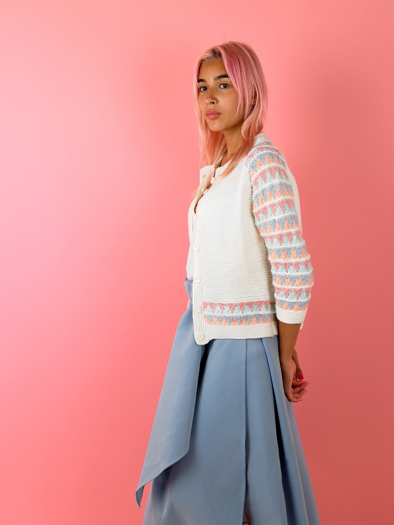 Paintbox Yarns Candy Cardigan Knitting Pattern