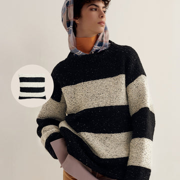 Rico Design Sweater and Cushion Homeware Knitting Pattern