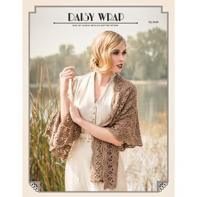 Blue Sky Fibers Daisy Wrap Knitting Pattern
